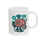 Brain Power Ceramic Mug |  Personalized Mug