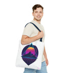 Sunset Mountain Tote - Quirky Design, Fun Bag