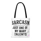 Sarcasm Tote Bag - Quirky Design, Fun Bag