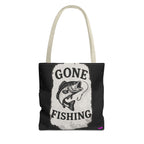 Gone Fishing Tote Bag - Quirky Fun Bag