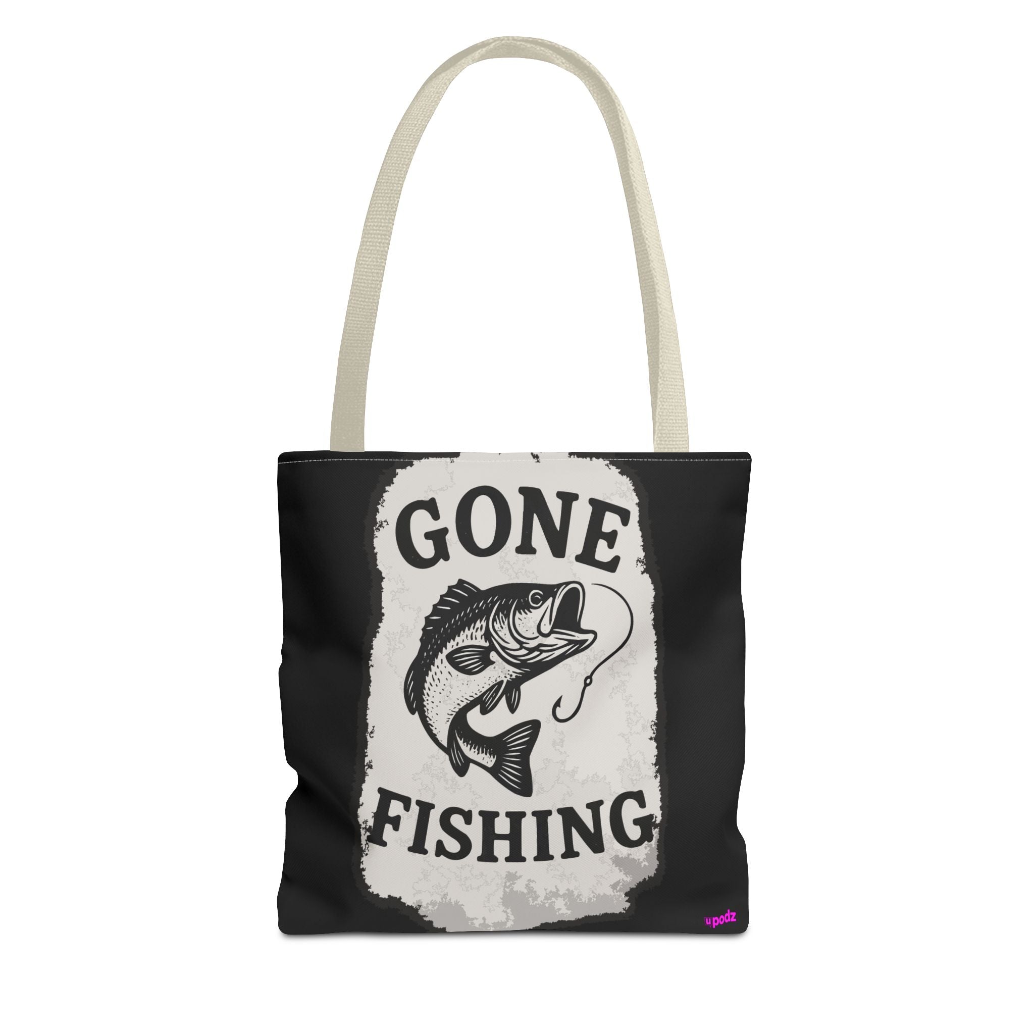 Gone Fishing Tote Bag - Quirky Fun Bag