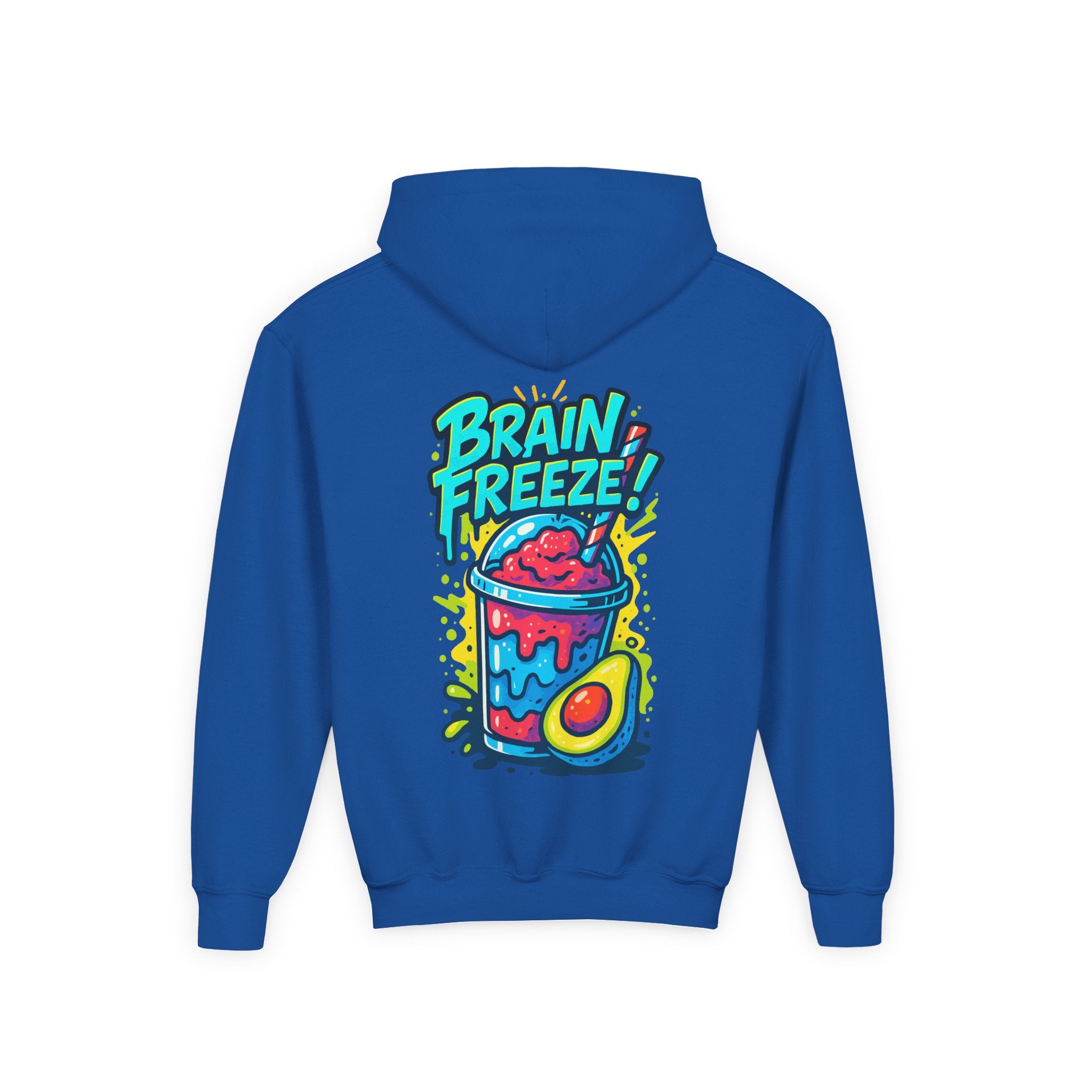 Brain Freeze Hooded Sweatshirt, Casual Wear