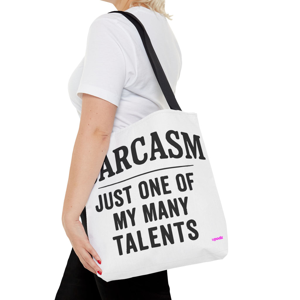 Sarcasm Tote Bag - Quirky Design, Fun Bag