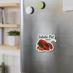 Lobster Pot Die-Cut Magnets, Fun Refrigerator Magnets