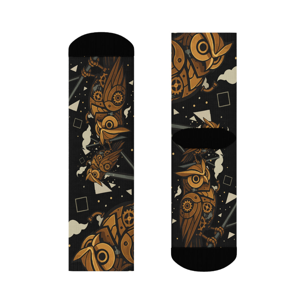 Owl Night Socks, Funky Design