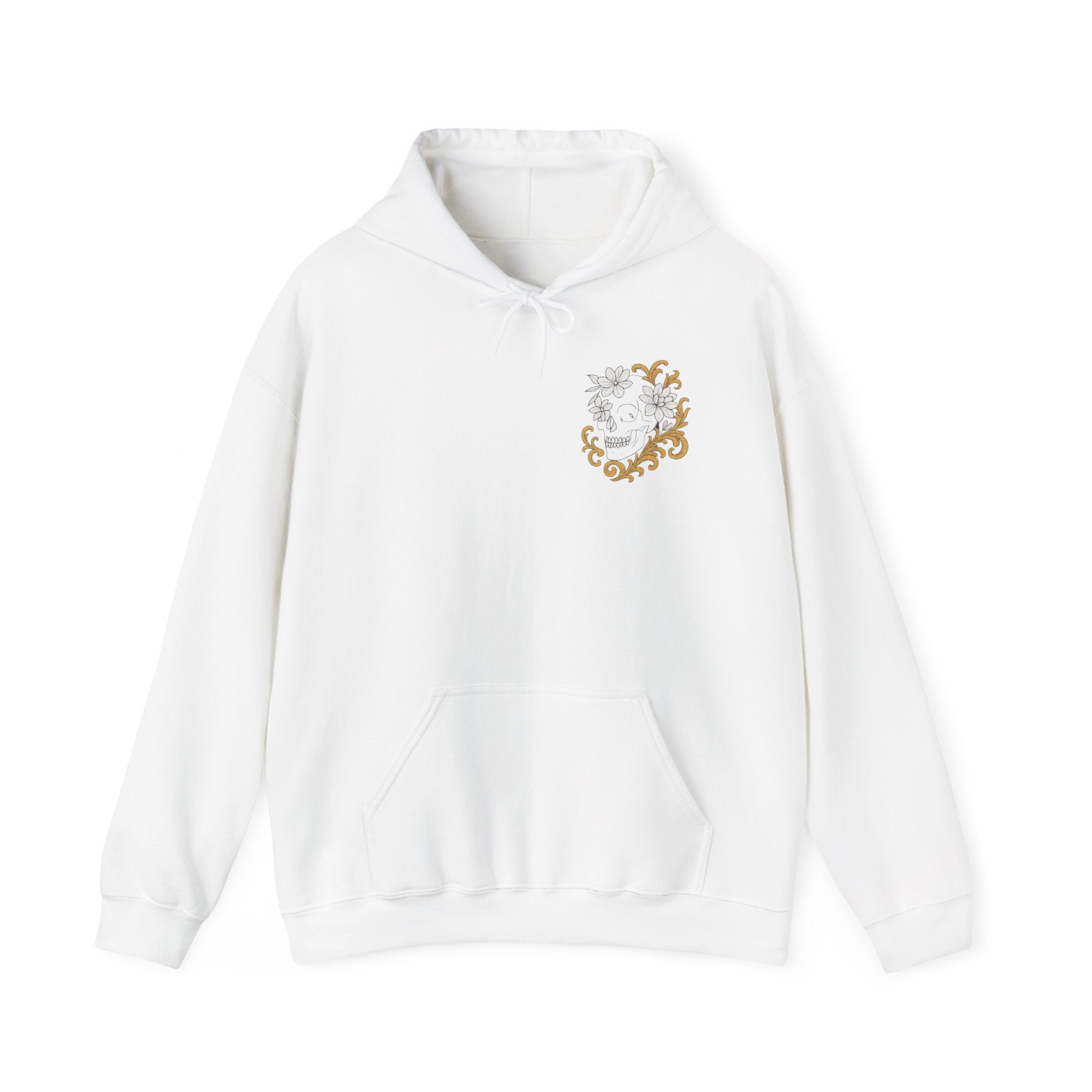Floral Skull Hoodie