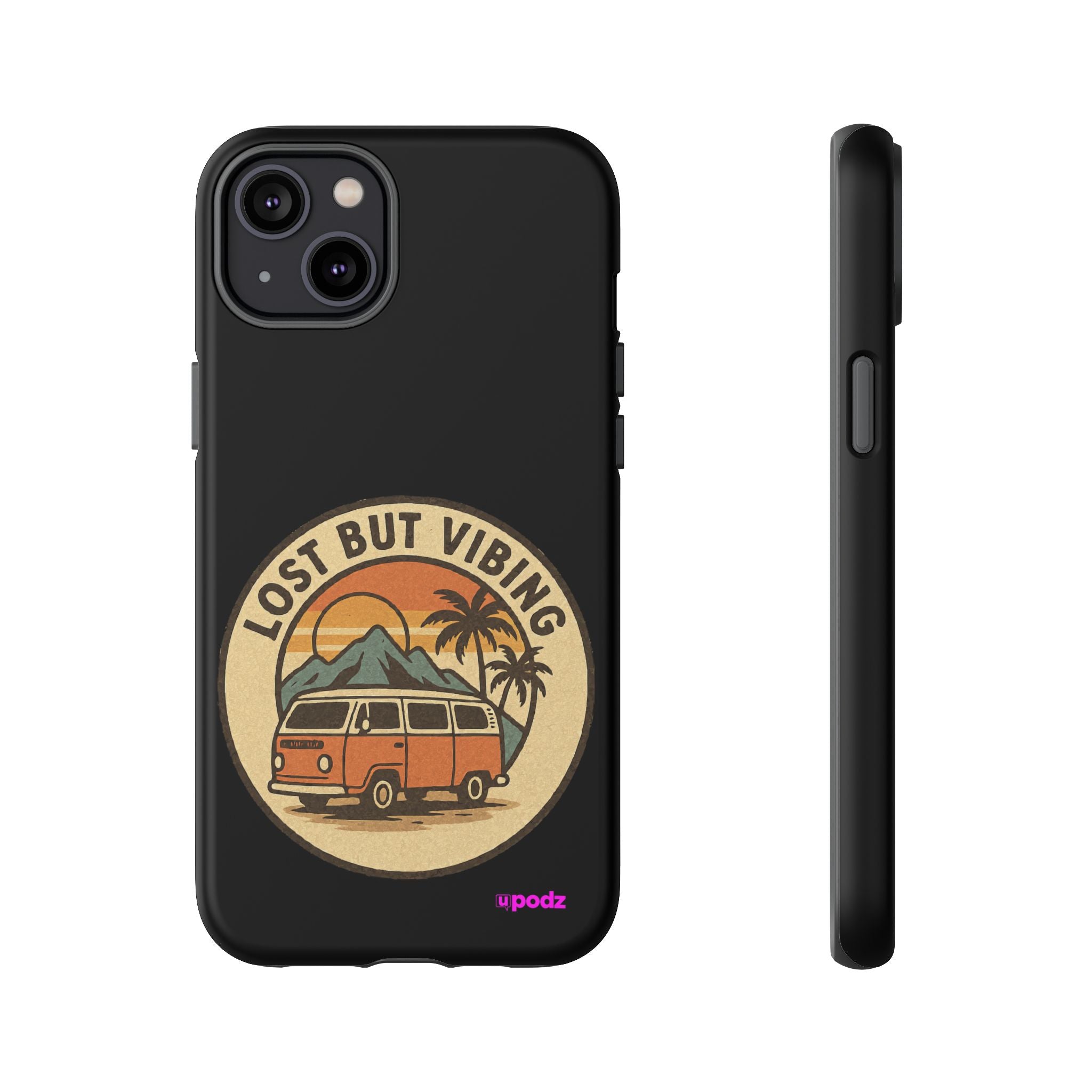 Lost But Vibing Design, Tough Cases, Phone Cover