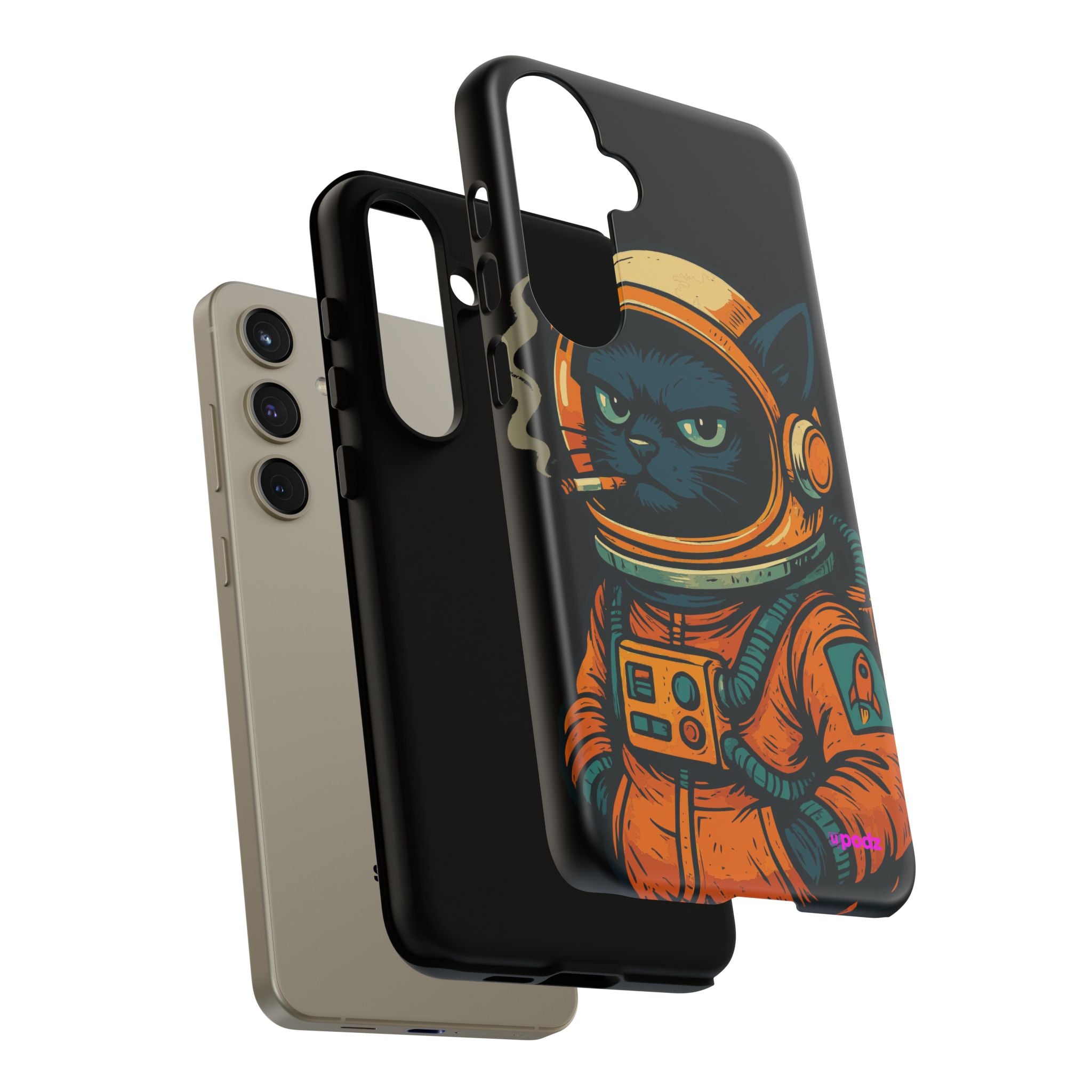 Smoking Cat Design, Tough Cases, Phone Cover