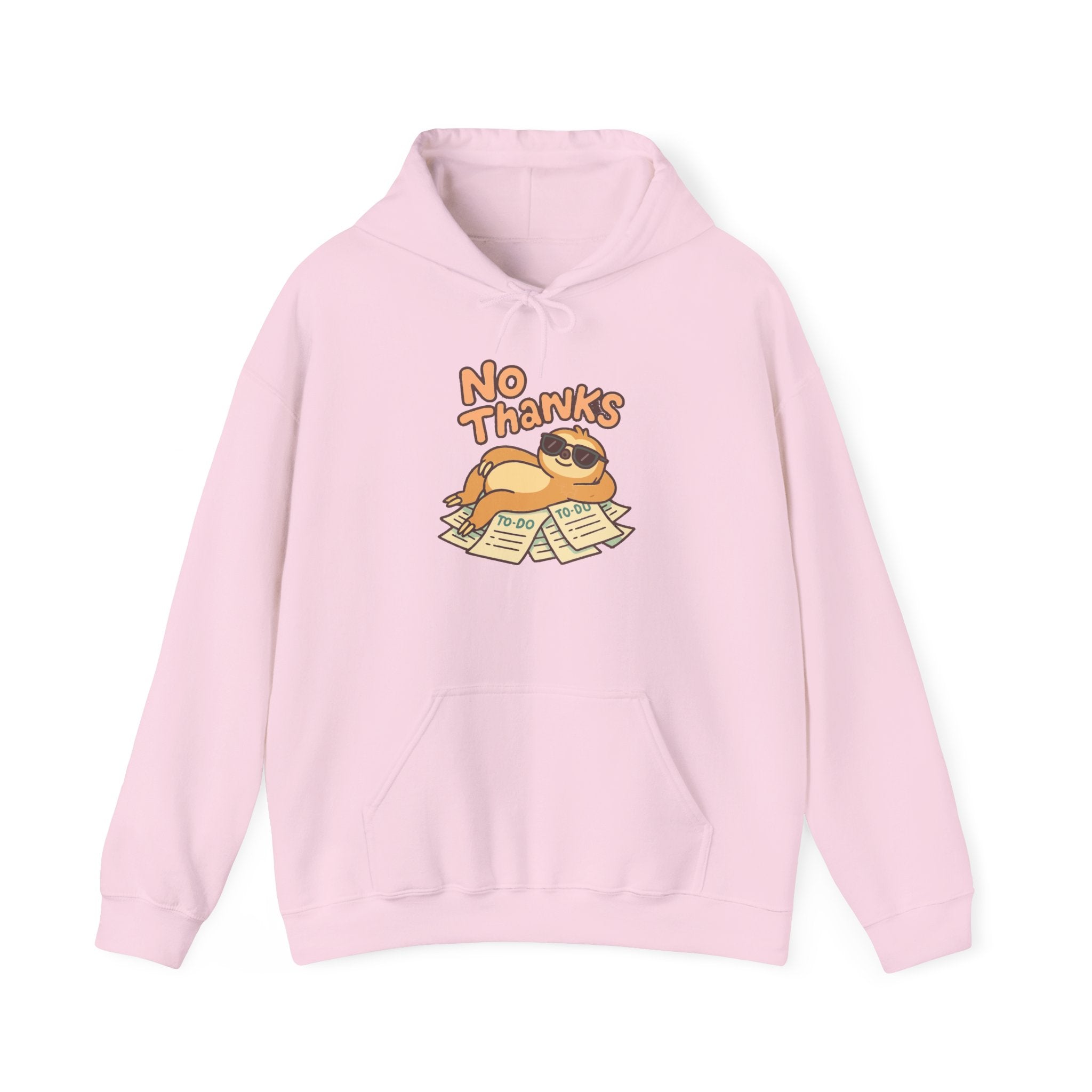 No Thanks Unisex Hoodie - Casual Everyday Essential