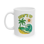 Surfs Up Ceramic Mug |  Personalized Mug