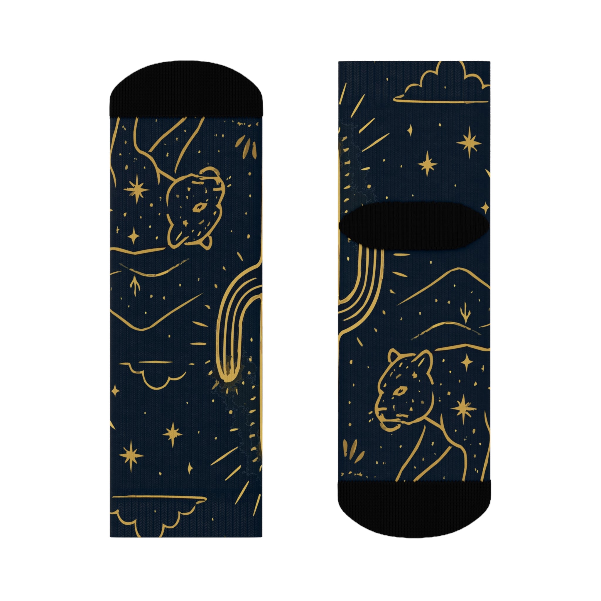 Cactus Nights Socks – Fun Gift for Friends, Unique Fashion Accessory