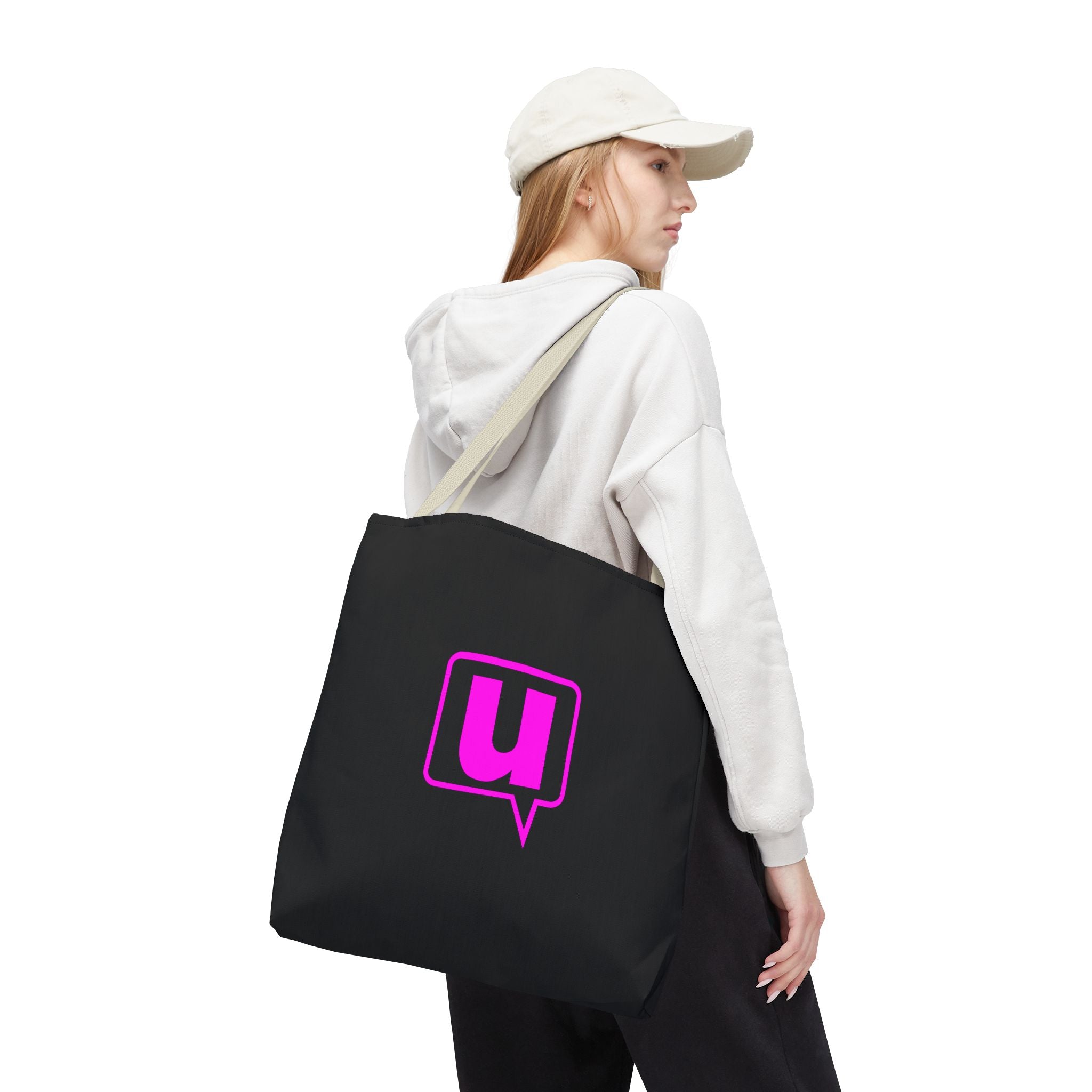 U Tote Bag, Inspirational Gift, Eco-Friendly Shopping Bag