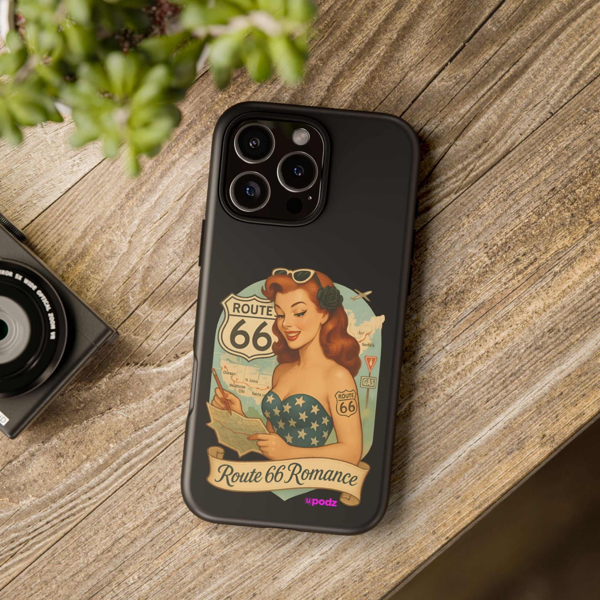 Route 66 Design, Tough Cases, Phone Cover, Unique Gift