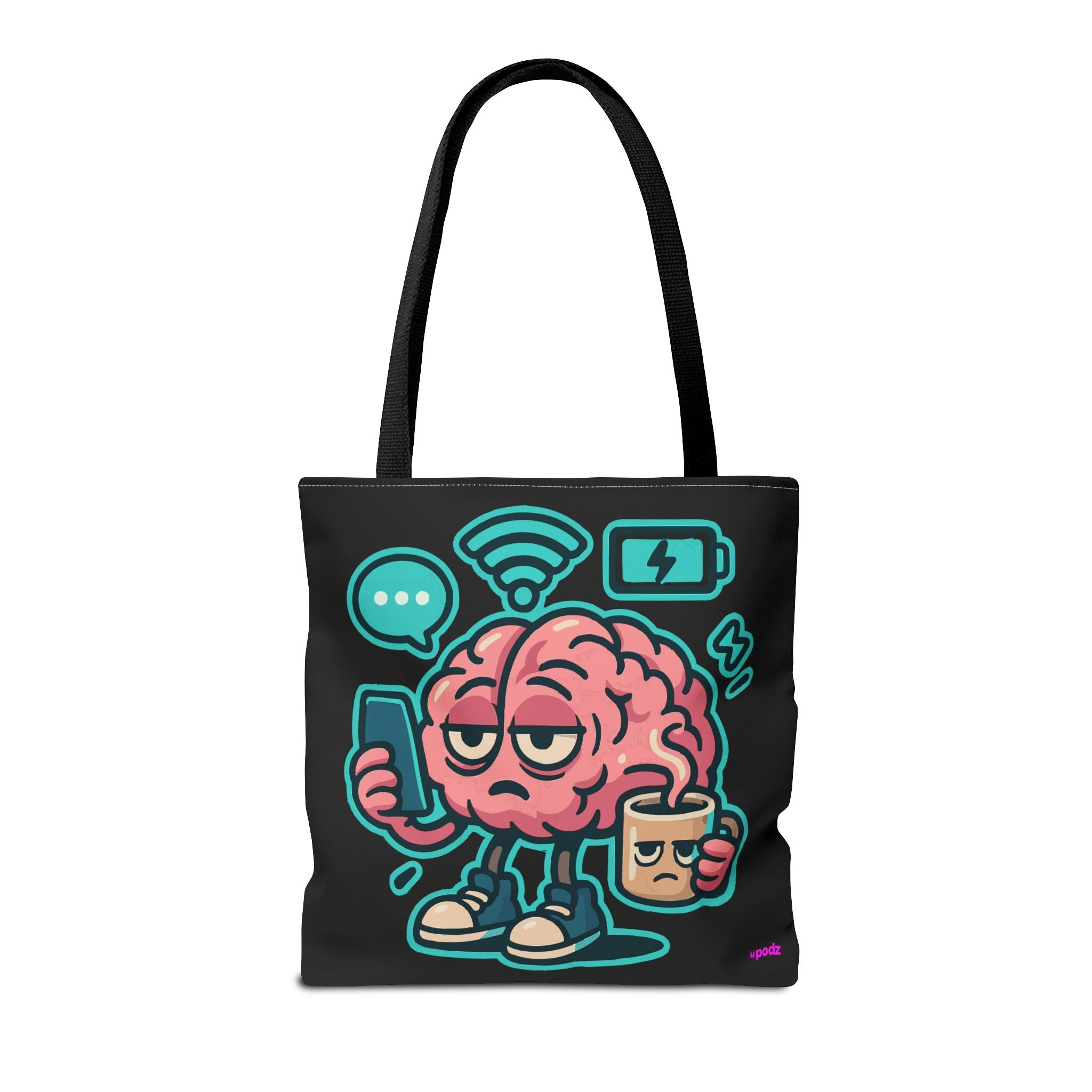 Brain Power Tote Bag - Quirky, Fun Tote Bag