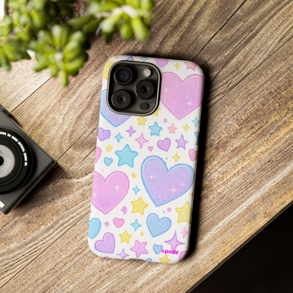 Colourful Doodle Design, Tough Cases, Phone Cover