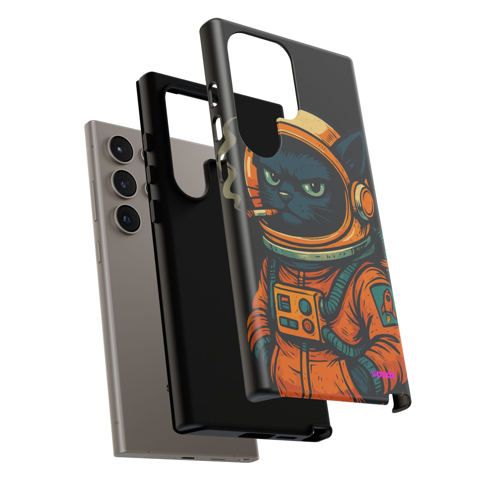Smoking Cat Design, Tough Cases, Phone Cover