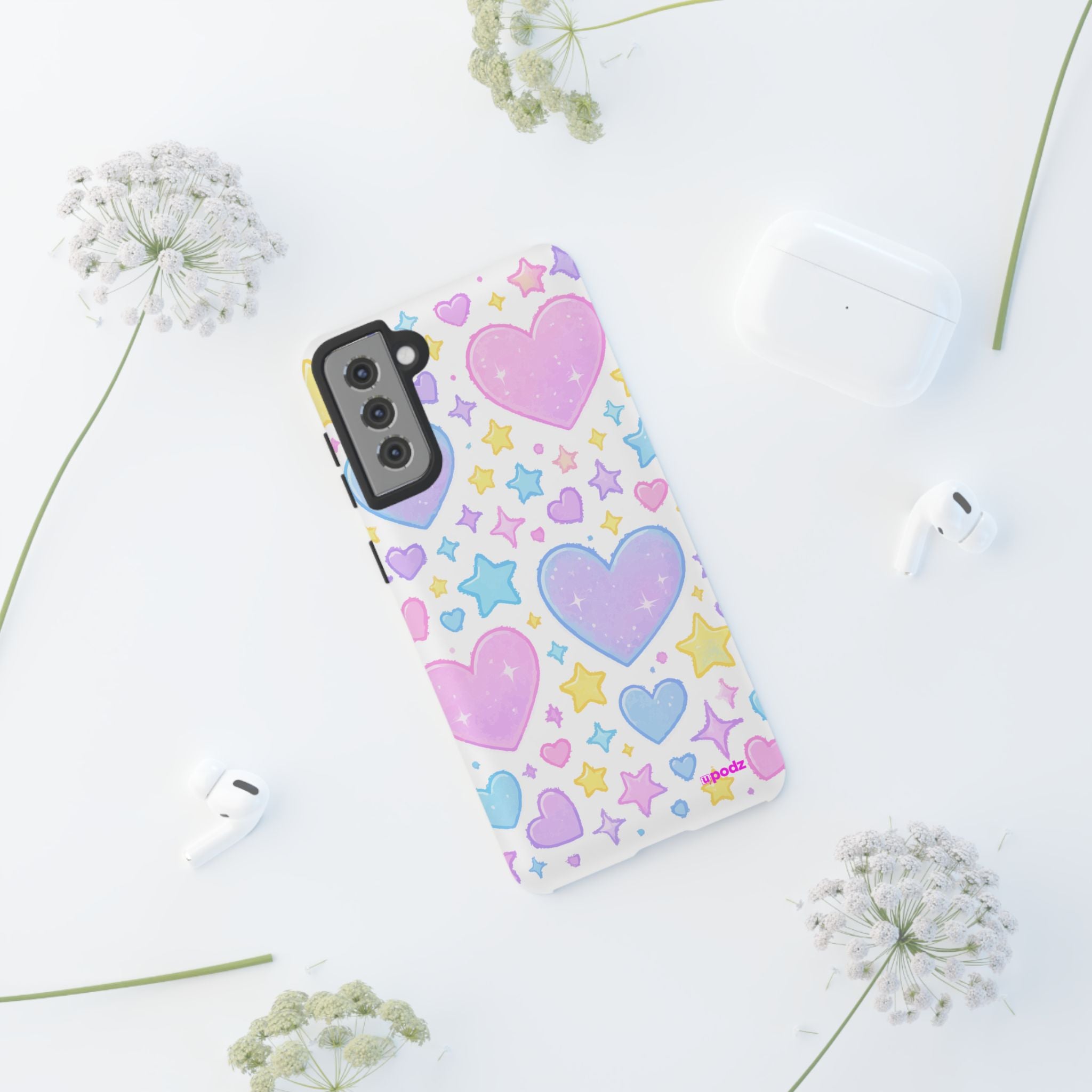 Colourful Doodle Design, Tough Cases, Phone Cover