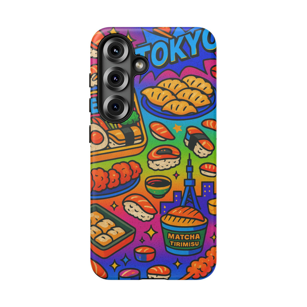 Bento Box, White Cover Design, Tough Cases, Phone Cover