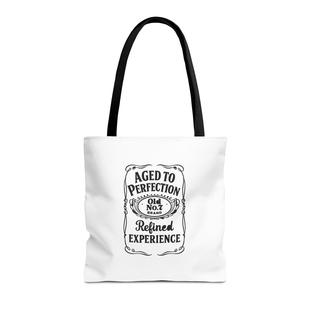 Aged to perfection Tote Bag, Inspirational Gift, Eco-Friendly Shopping Bag