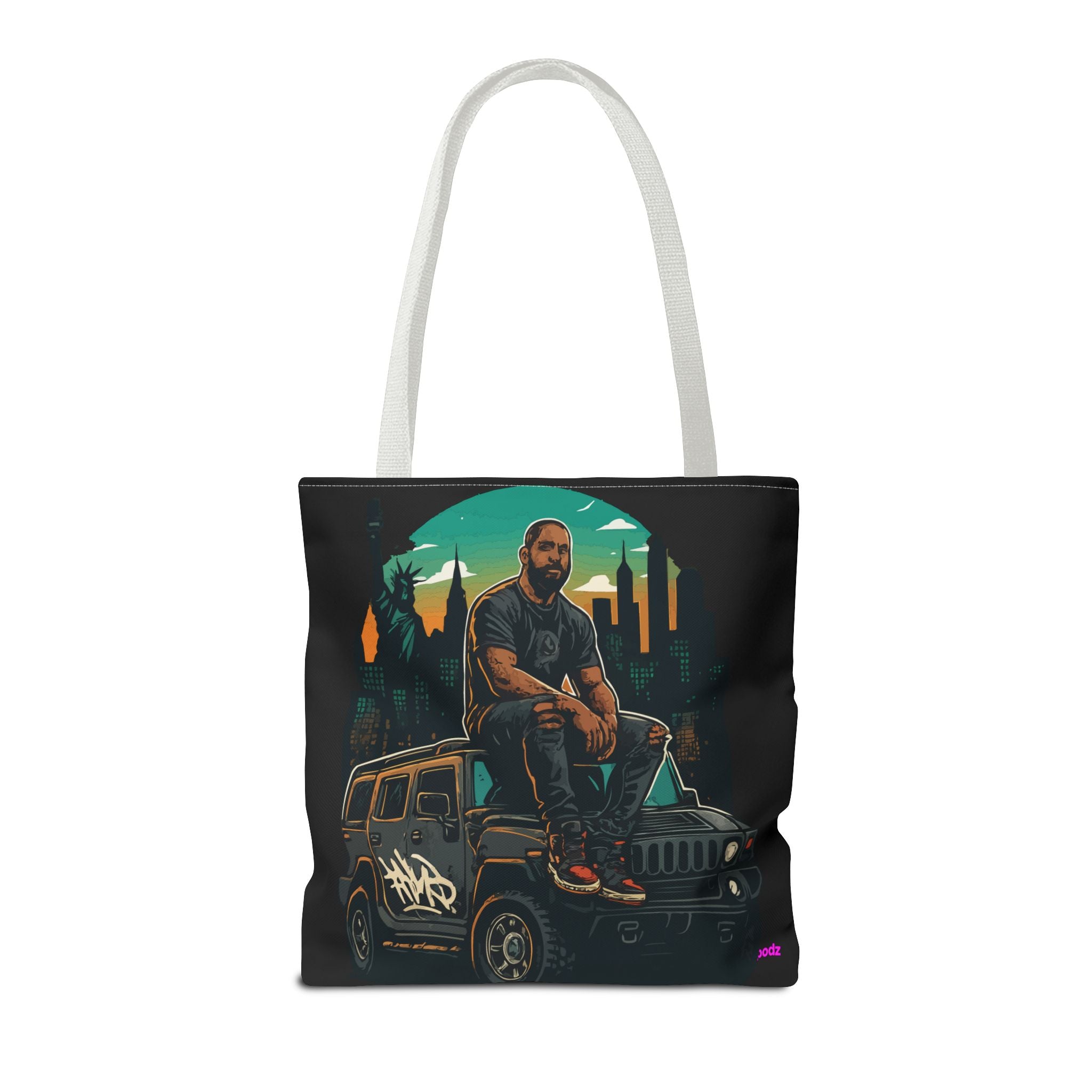 Hanging Out Tote Bag - Quirky Fun Bag