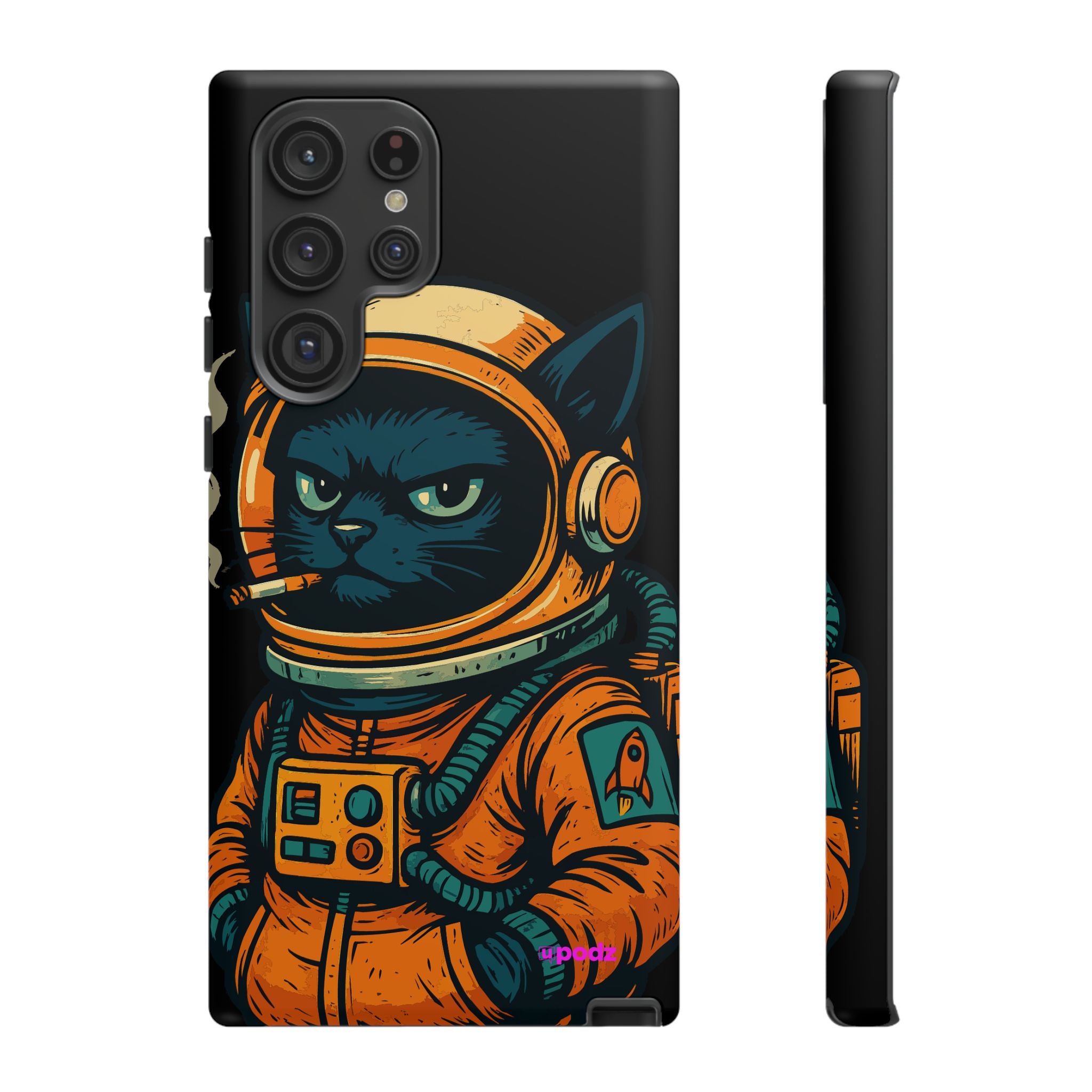 Smoking Cat Design, Tough Cases, Phone Cover