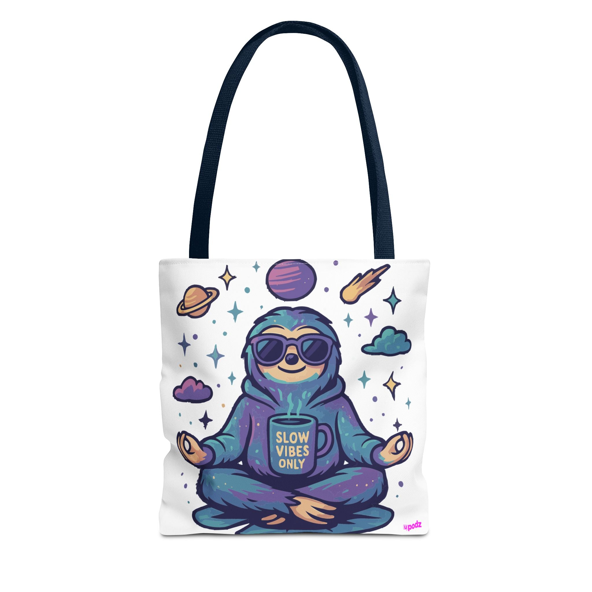 Slow Vibes Sloth Quirky Design, Fun Bag