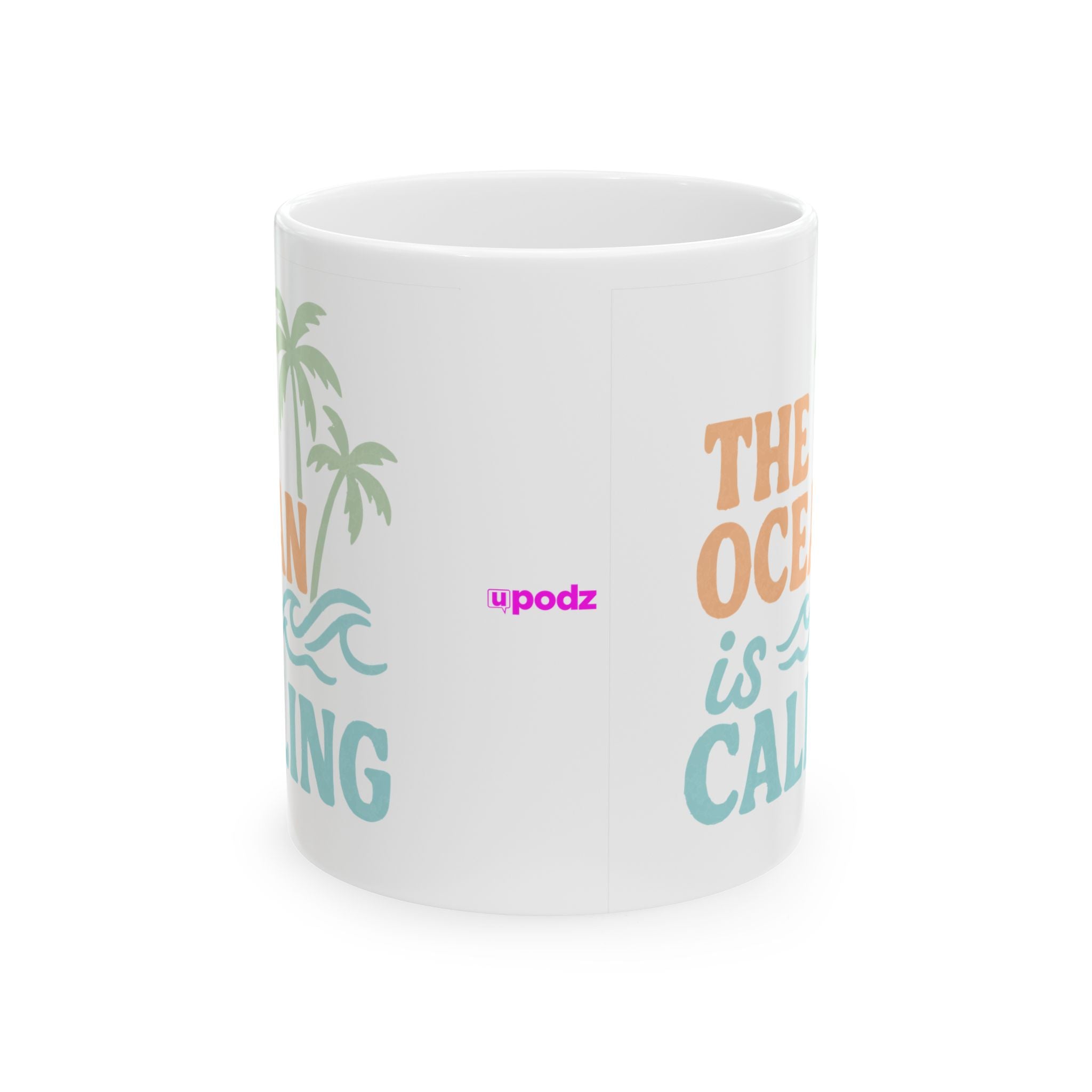 Ocean is Calling Ceramic Mug |  Personalized Mug