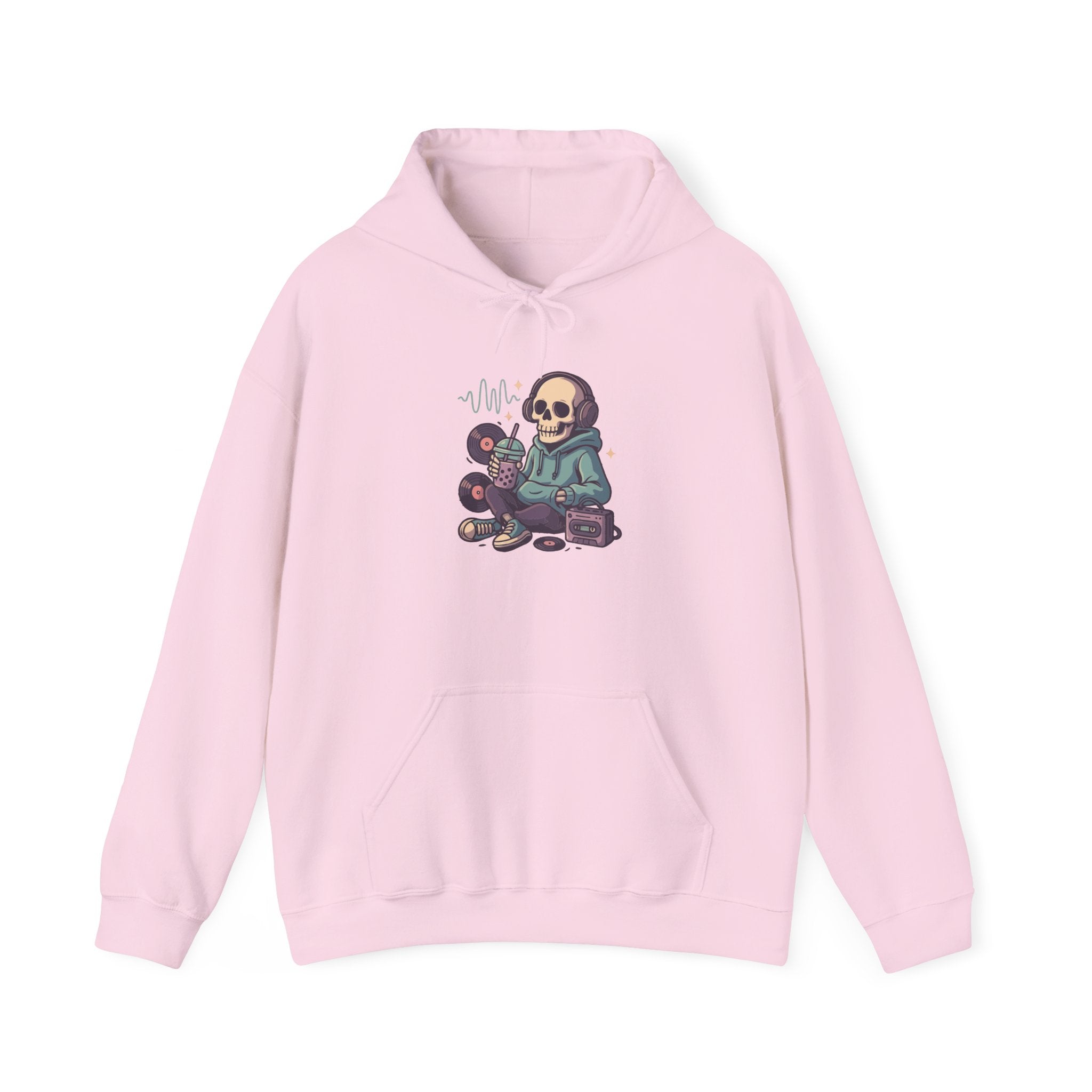Skull Headphones Unisex Hoodie - Casual Everyday Essential