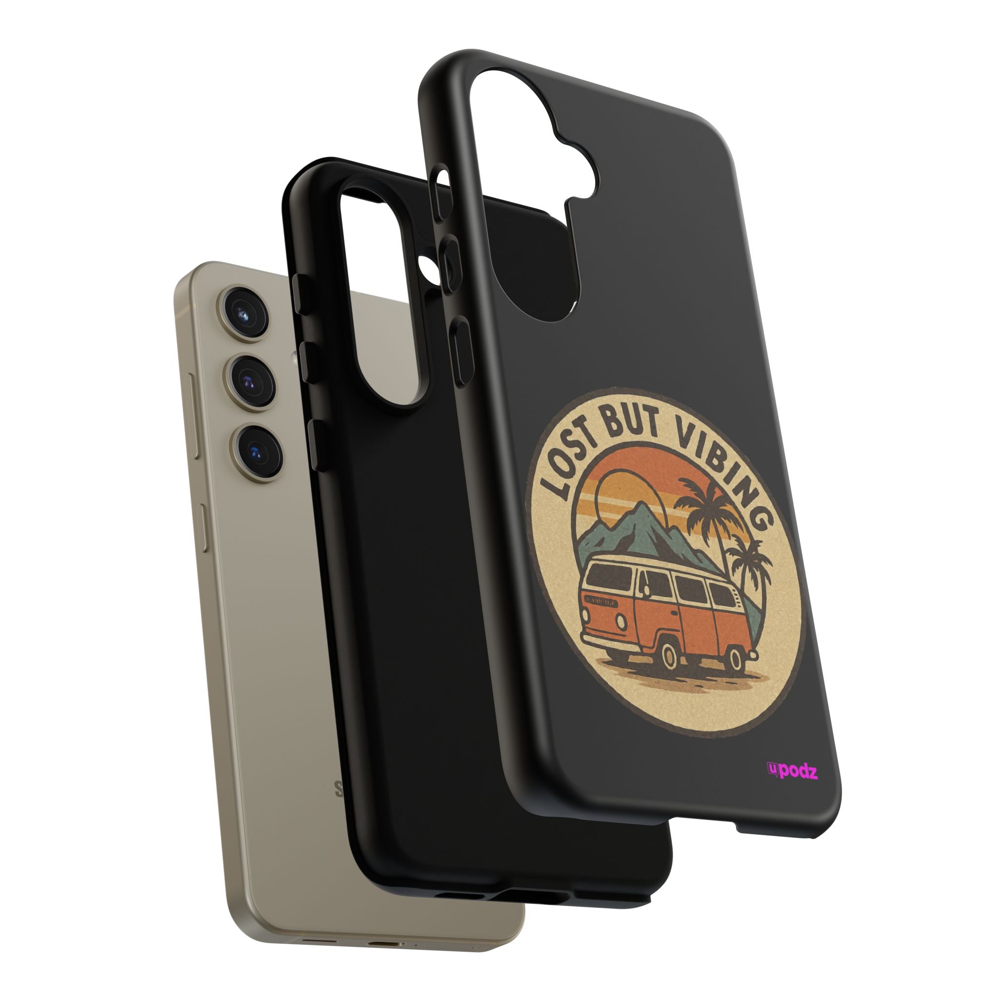 Lost But Vibing Design, Tough Cases, Phone Cover