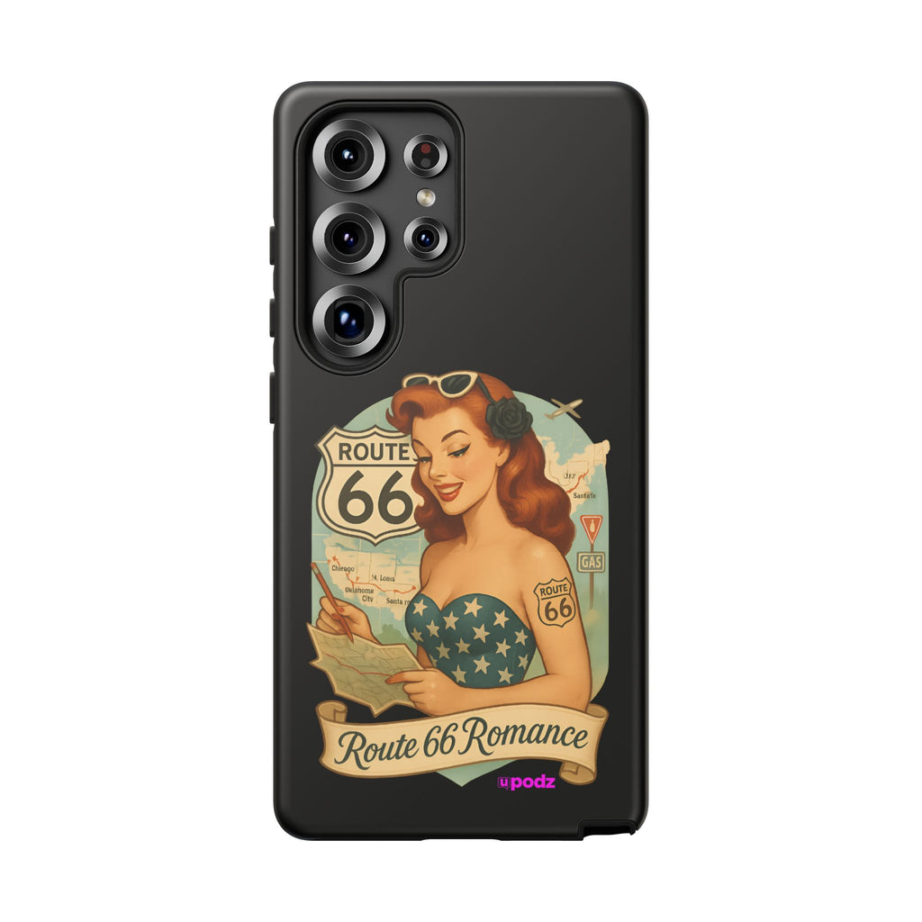 Route 66 Design, Tough Cases, Phone Cover, Unique Gift