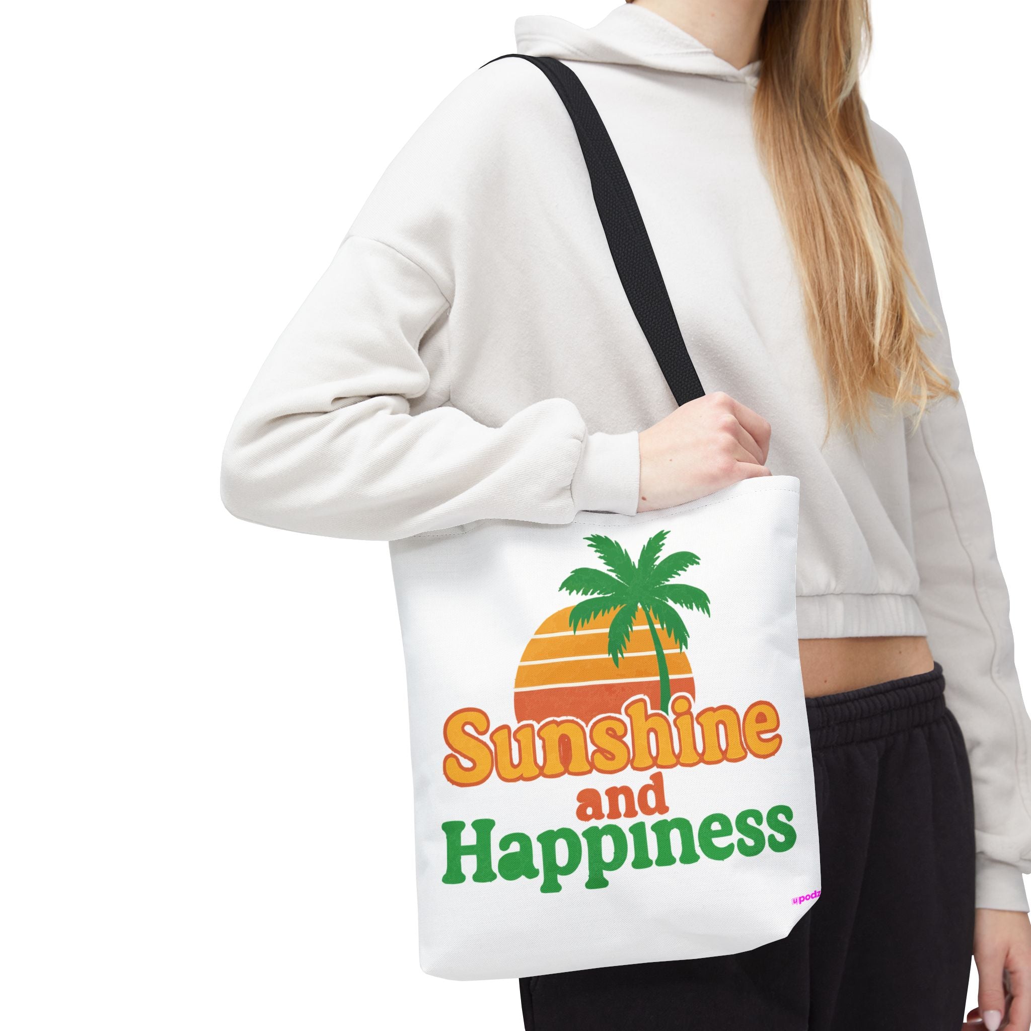 Sunshine Happiness Tote, Quirky Design, Fun Bag