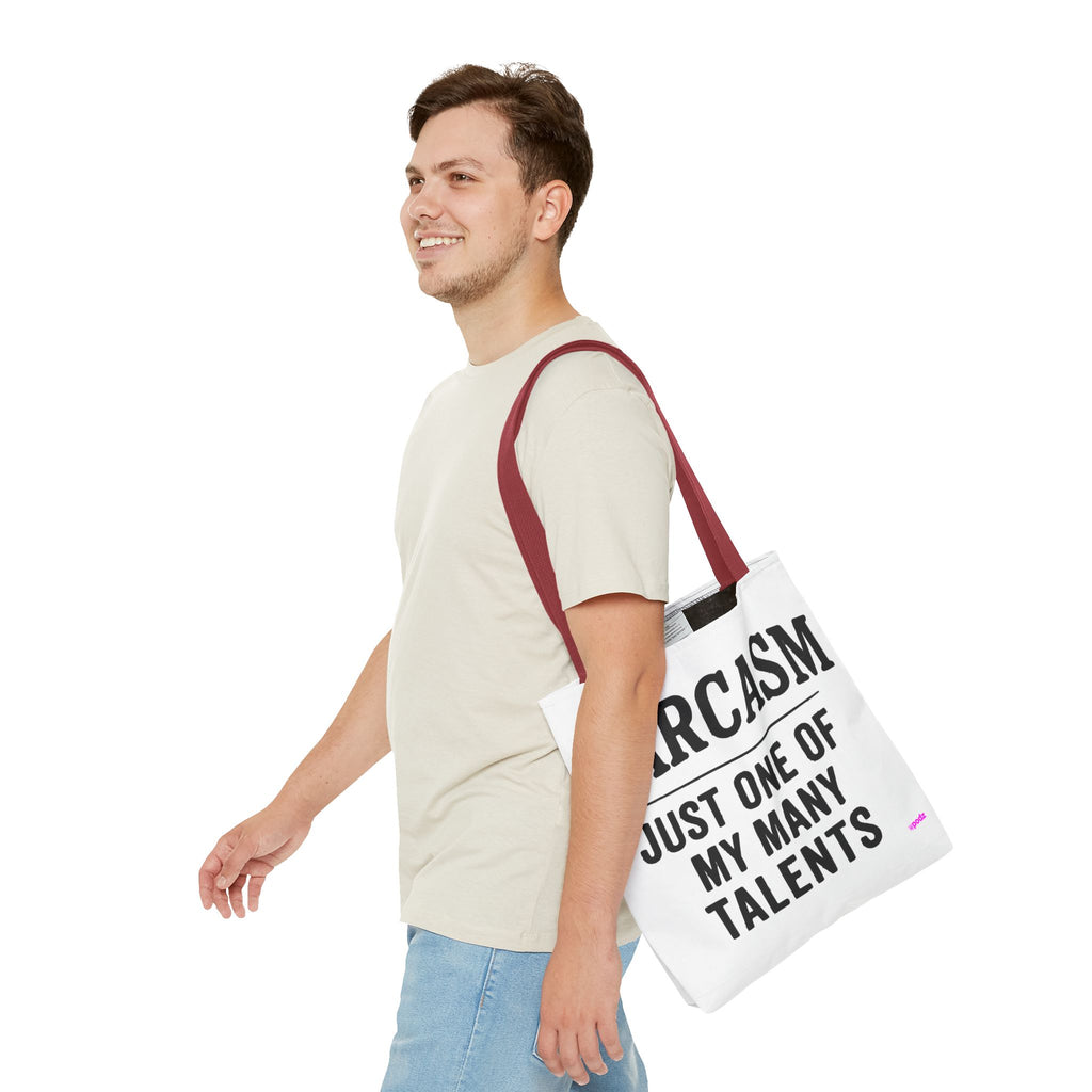 Sarcasm Tote Bag - Quirky Design, Fun Bag