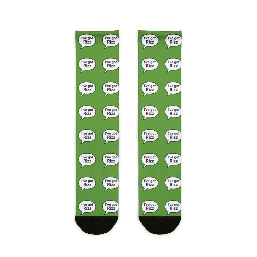 I've got Rizz, Fun Playful Sublimation Crew Socks