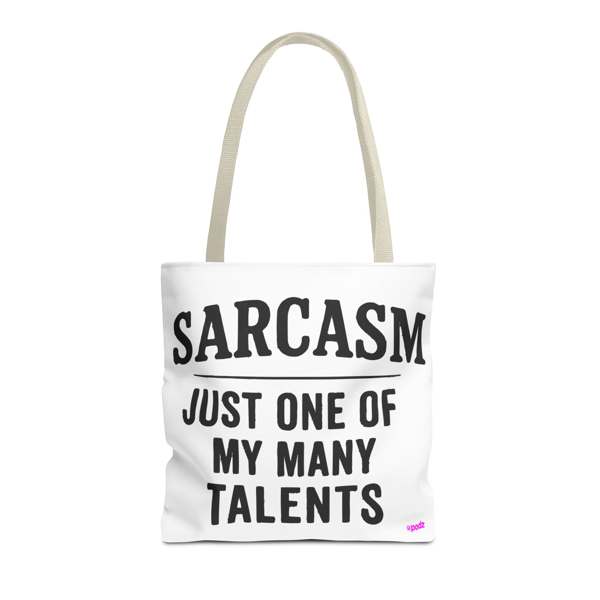 Sarcasm Tote Bag - Quirky Design, Fun Bag