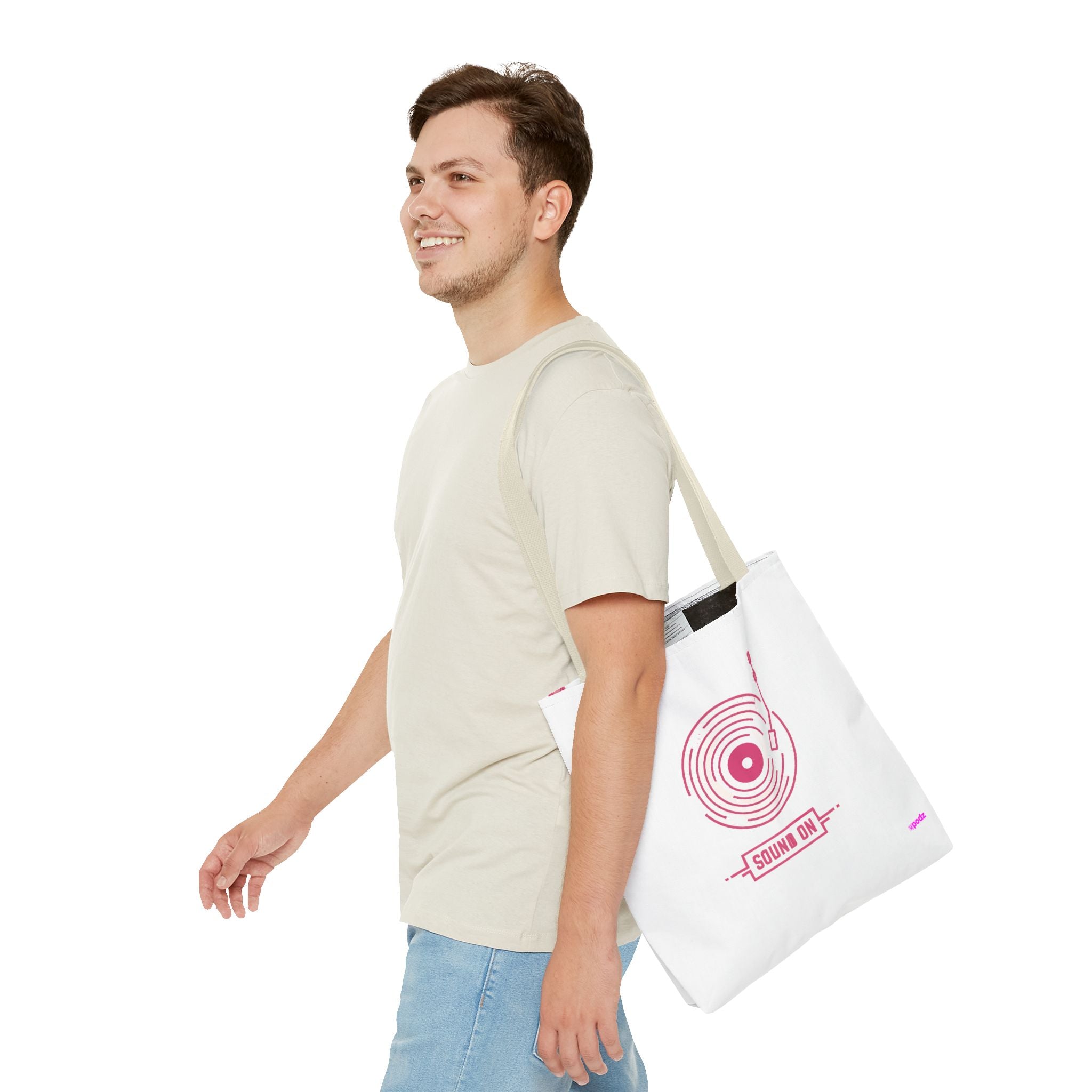 Sound On Tote Bag Design, Fun Bag