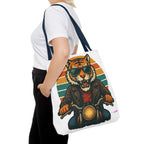 Tiger Rider Tote Bag - Quirky Fun Bag