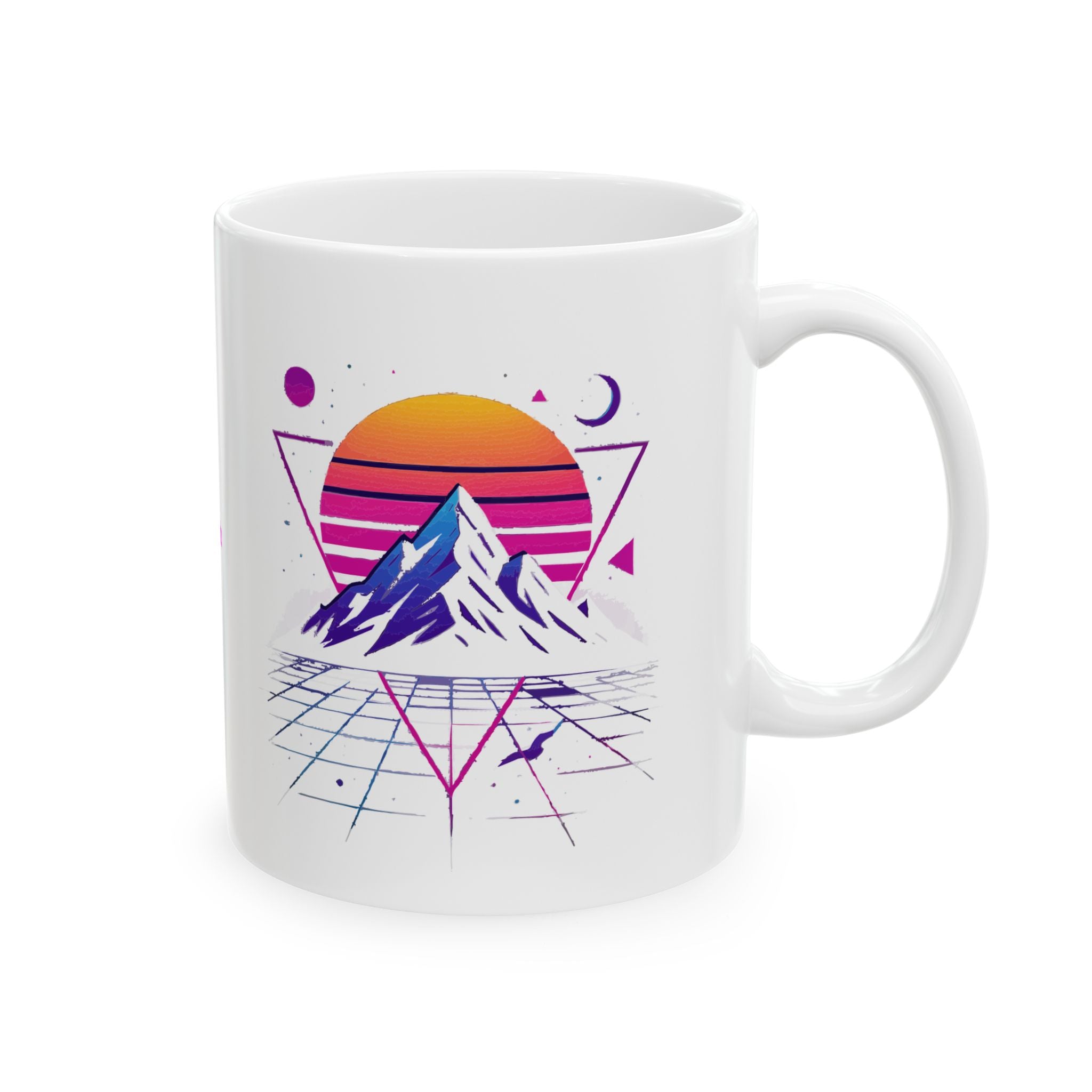 Pshycadelic Moon Ceramic Mug |  Personalized Mug