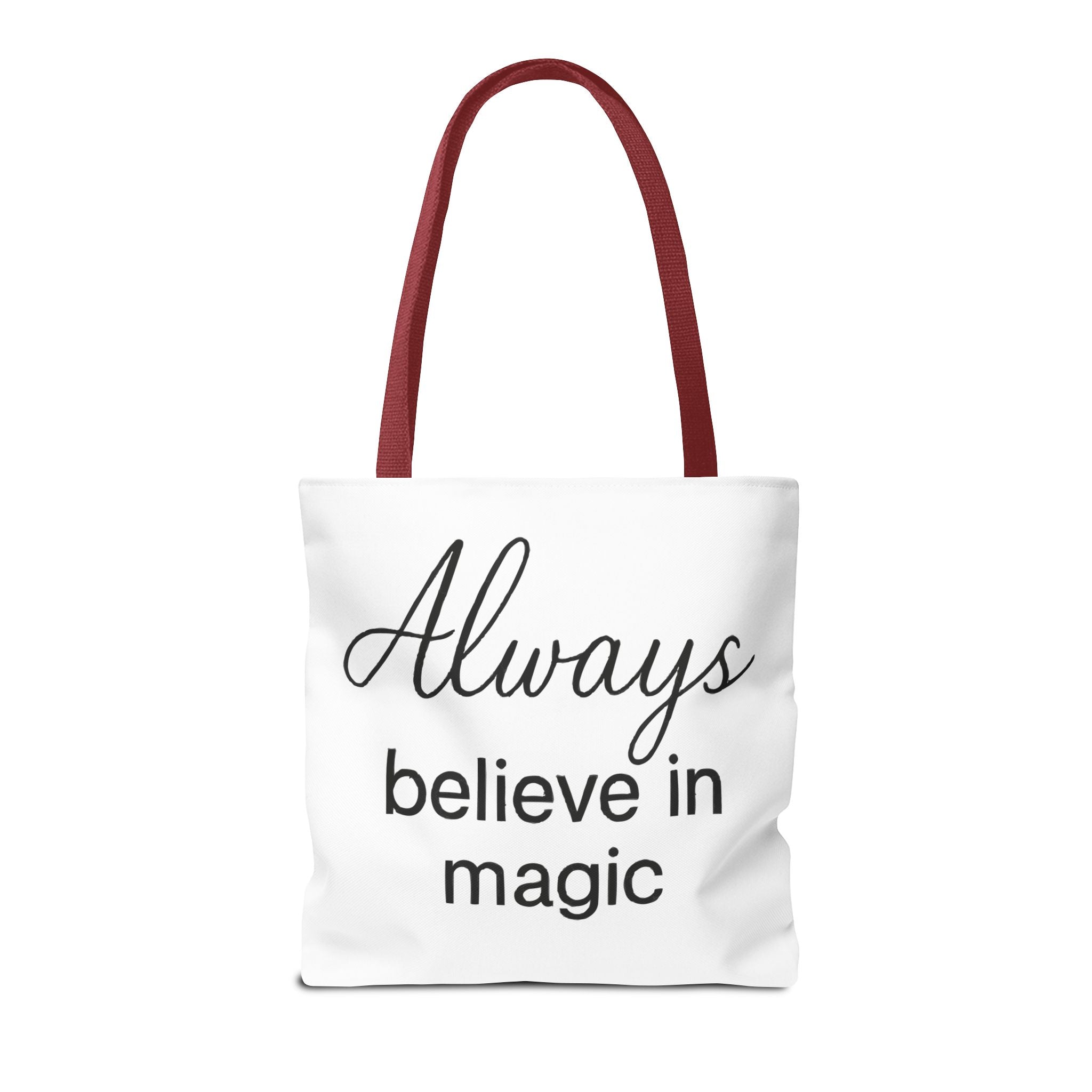 Always Believe in Magic Tote Bag, Inspirational Gift, Eco-Friendly Shopping Bag