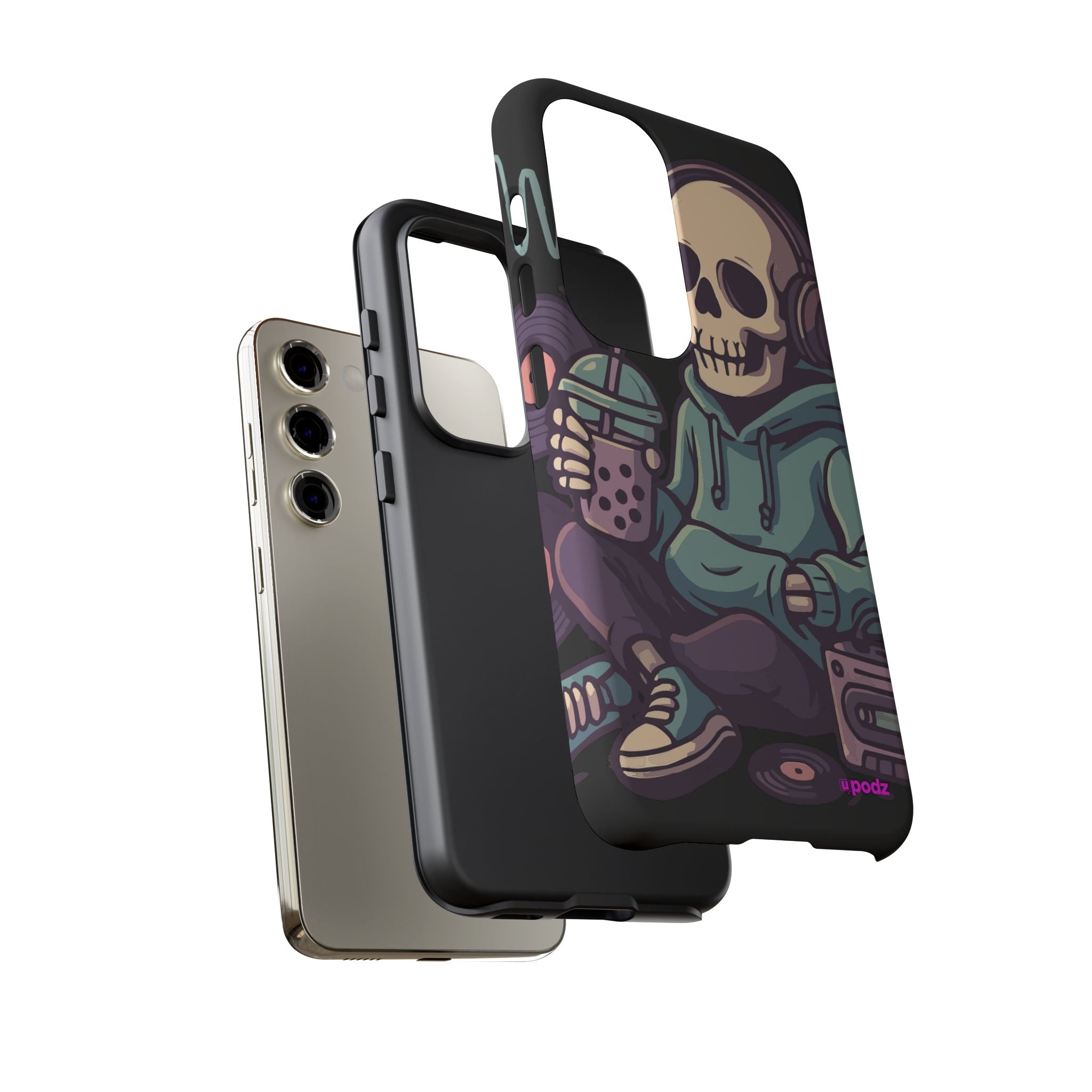 Skull Headphones Design, Tough Cases, Phone Cover