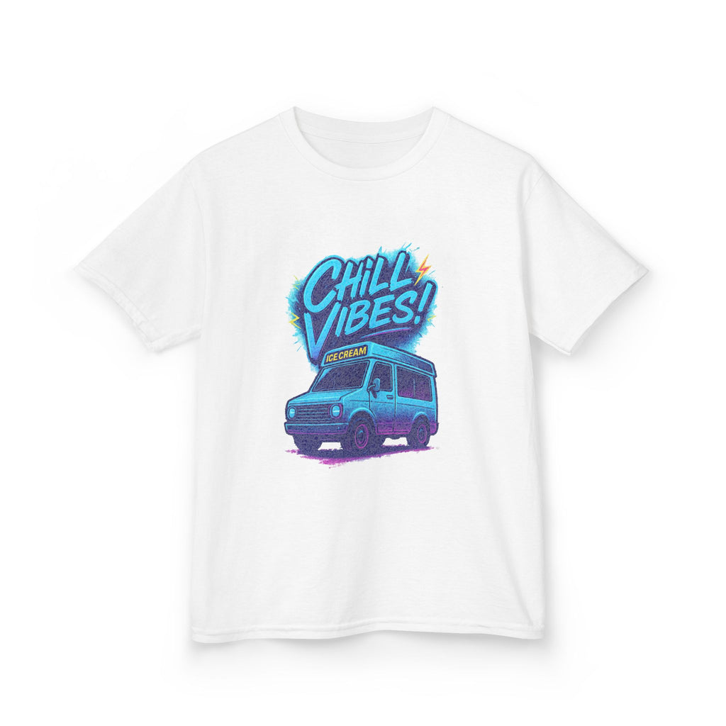 Chill Vibes Kids Tee, Fun Graphic Tee, Kids Cotton T-Shirt