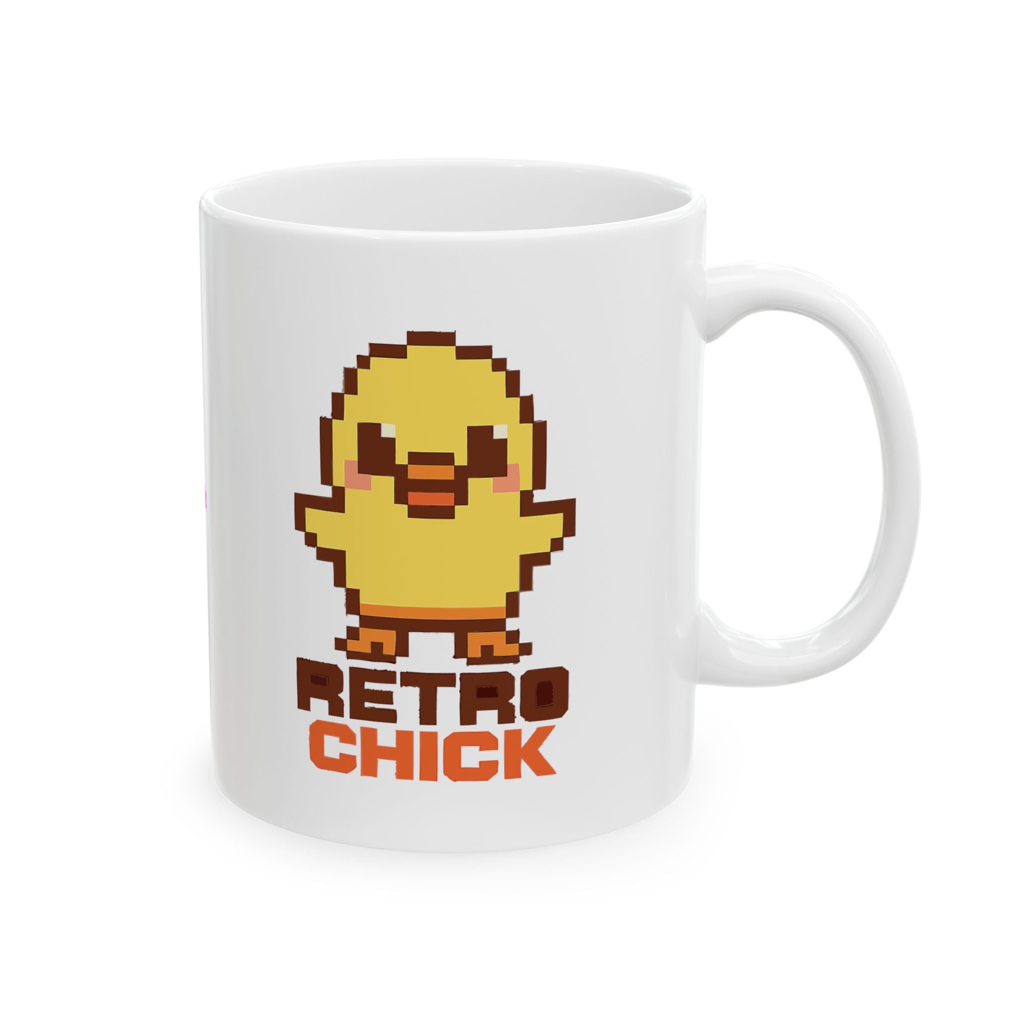 Retro Chick Ceramic Mug |  Personalized Mug