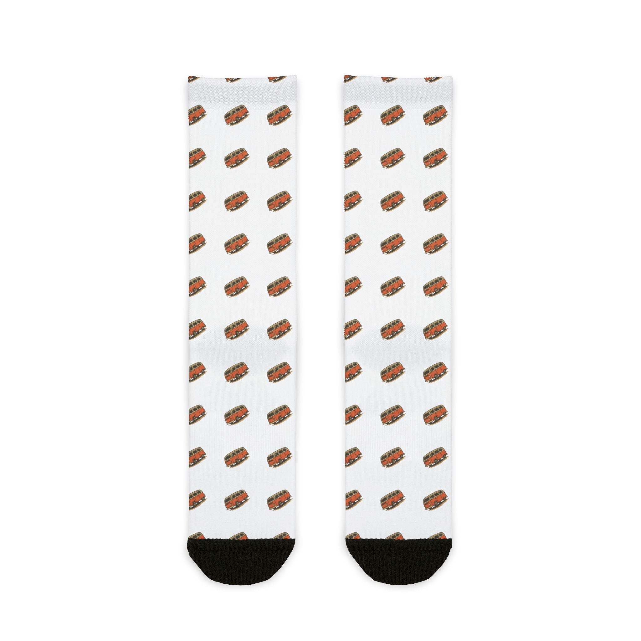 Cool Mini Bus Sublimation Crew Socks