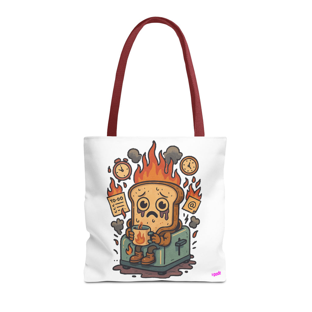 Burnt Toast Tote Bag - Quirky Fun Bag