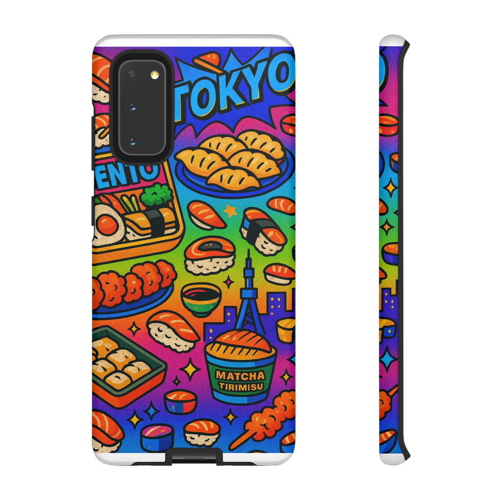Bento Box, White Cover Design, Tough Cases, Phone Cover