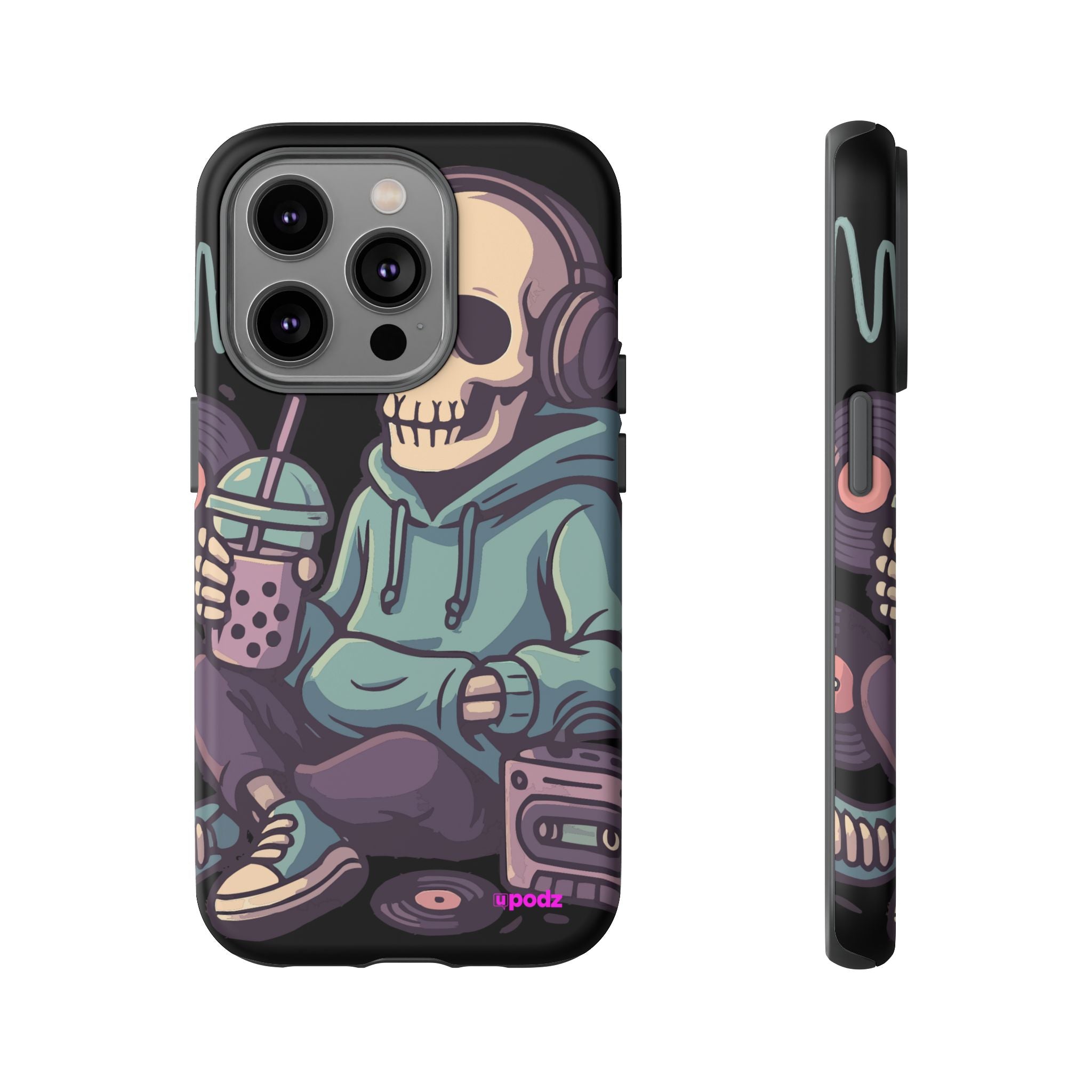 Skull Headphones Design, Tough Cases, Phone Cover