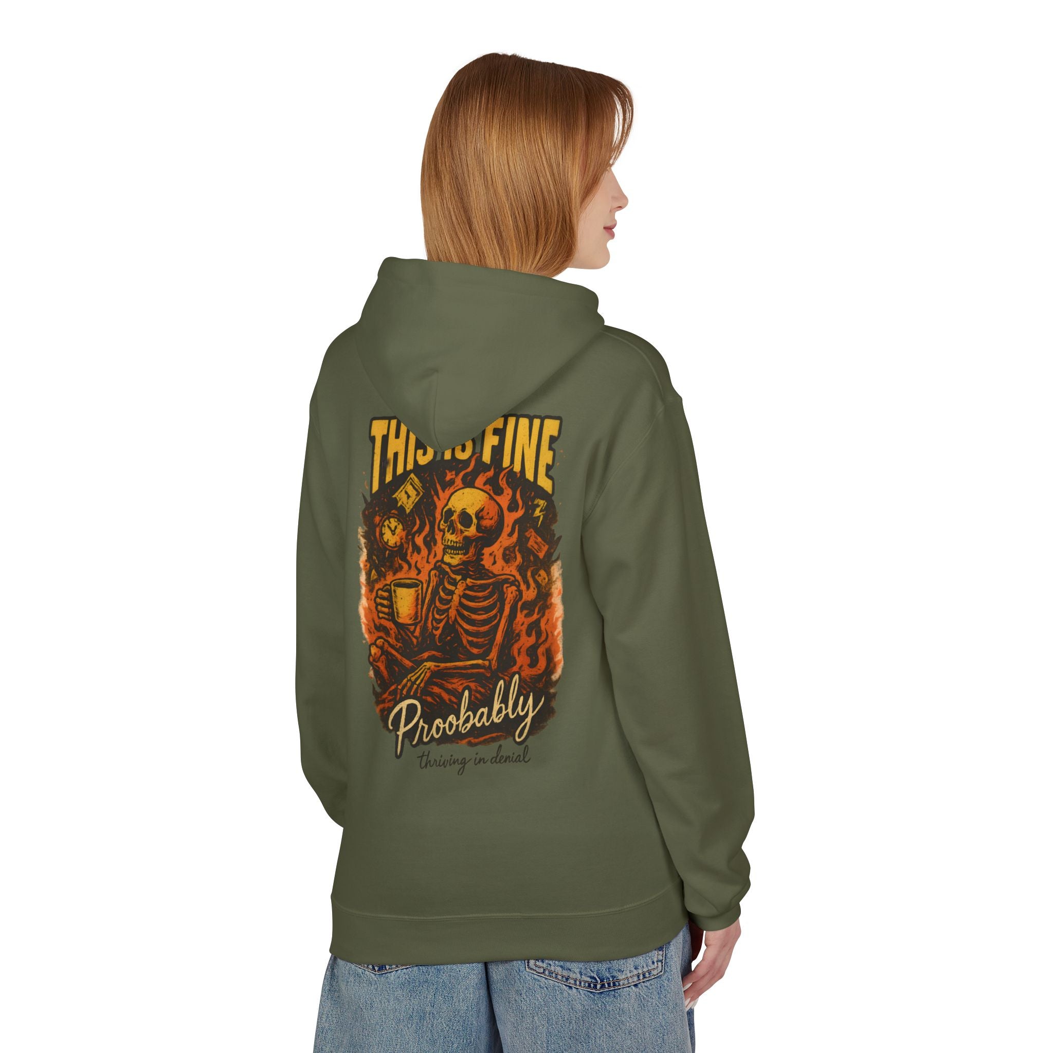 This is fine, Probably Hoodie