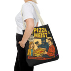 Pizza Heist Tote Bag - Quirky AOP Design, Fun Bag