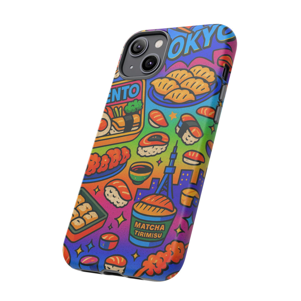 Bento Box, White Cover Design, Tough Cases, Phone Cover