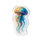 Colourful Jellyfish Die-Cut Magnet - Refrigerator Magnet