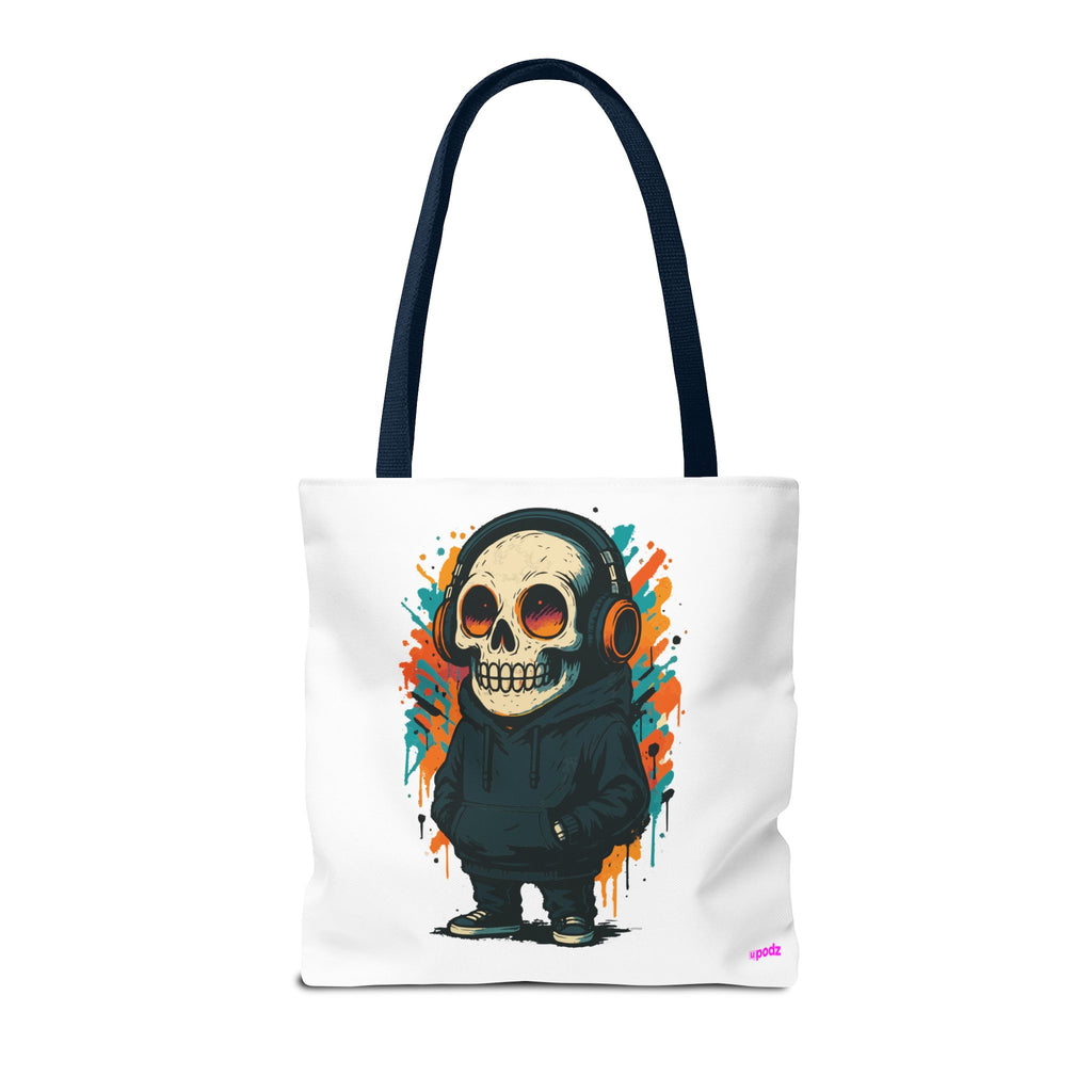 Skull Vibes Tote Bag - Quirky Fun Bag